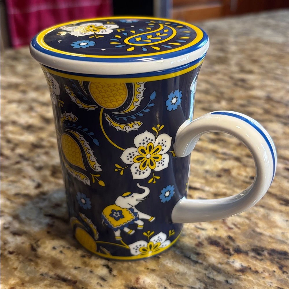 LAST CHANCE! Vera Bradley Blue and White Mug